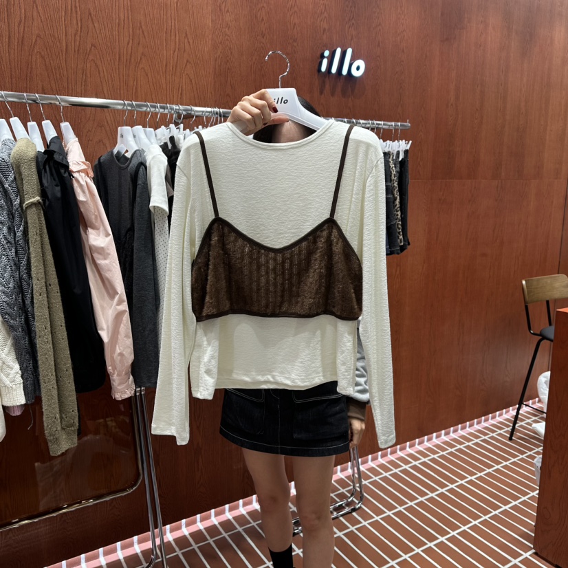 ILLO韓國代購㊣女裝新品熱賣人氣真品25秋冬推薦套裝兩件套ILLO套裝圖色1