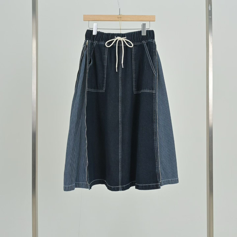 RUMBA東大門㊣實拍女士新品25秋冬推薦人氣熱賣時尚長裙拉鏈RUMBA長裙圖色1