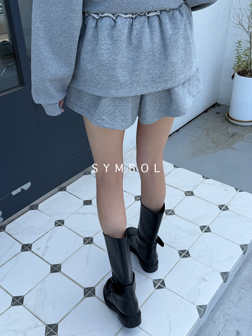 SYMBOL東大門㊣實拍女裝新款人氣真品推薦職業短褲雙排扣紐扣SYMBOL短褲