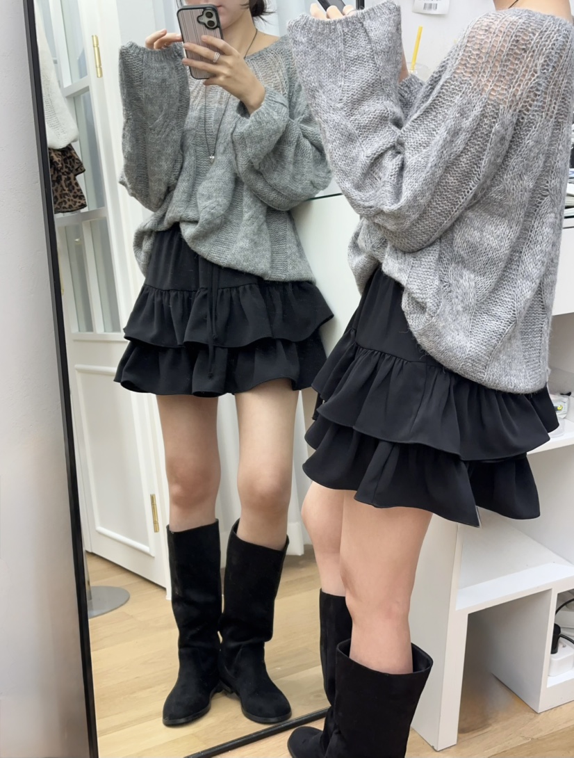 RE:FRESH-L韓國直郵㊣女士新品推薦熱賣25秋冬職業時尚短裙RE:FRESH短裙