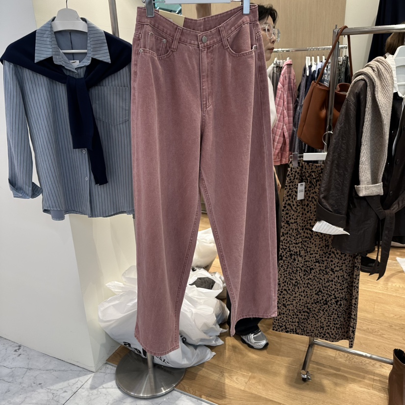 ZIPPER東大門㊣直郵女士新品25秋冬熱賣真品休閑牛仔褲棉質ZIPPER牛仔褲圖色1