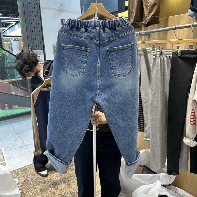 OTGEULY韓國直郵㊣女士新品熱賣職業時尚真品人氣推薦牛仔褲OTGEULY/衣架牌牛仔褲