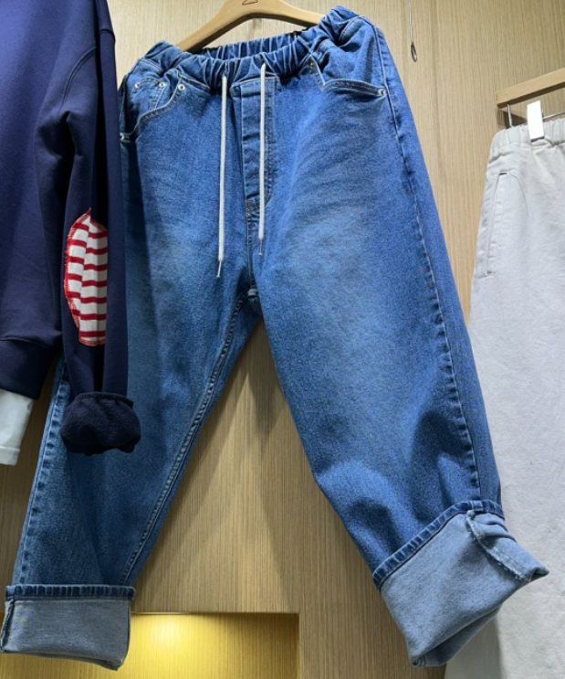 OTGEULY韓國直郵㊣女士新品熱賣職業時尚真品人氣推薦牛仔褲OTGEULY/衣架牌牛仔褲圖色1