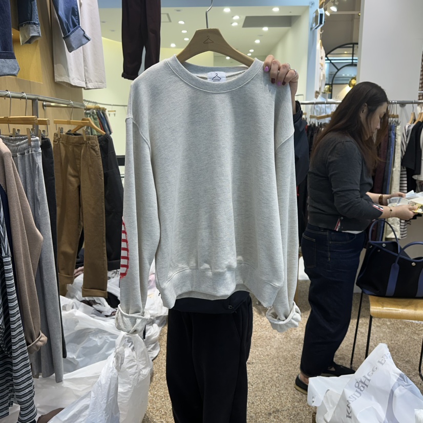OTGEULY東大門㊣代購女士新品真品推薦25秋冬職業人氣休閑衛衣OTGEULY/衣架牌衛衣圖色1
