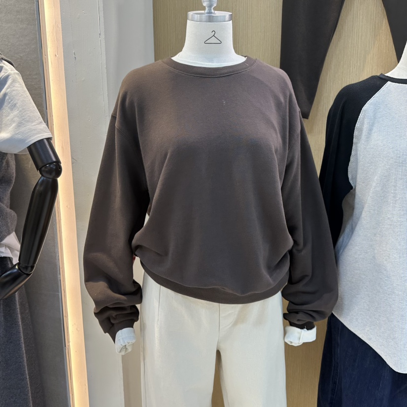 OTGEULY東大門㊣代購女士新品真品推薦25秋冬職業人氣休閑衛衣OTGEULY/衣架牌衛衣圖色2