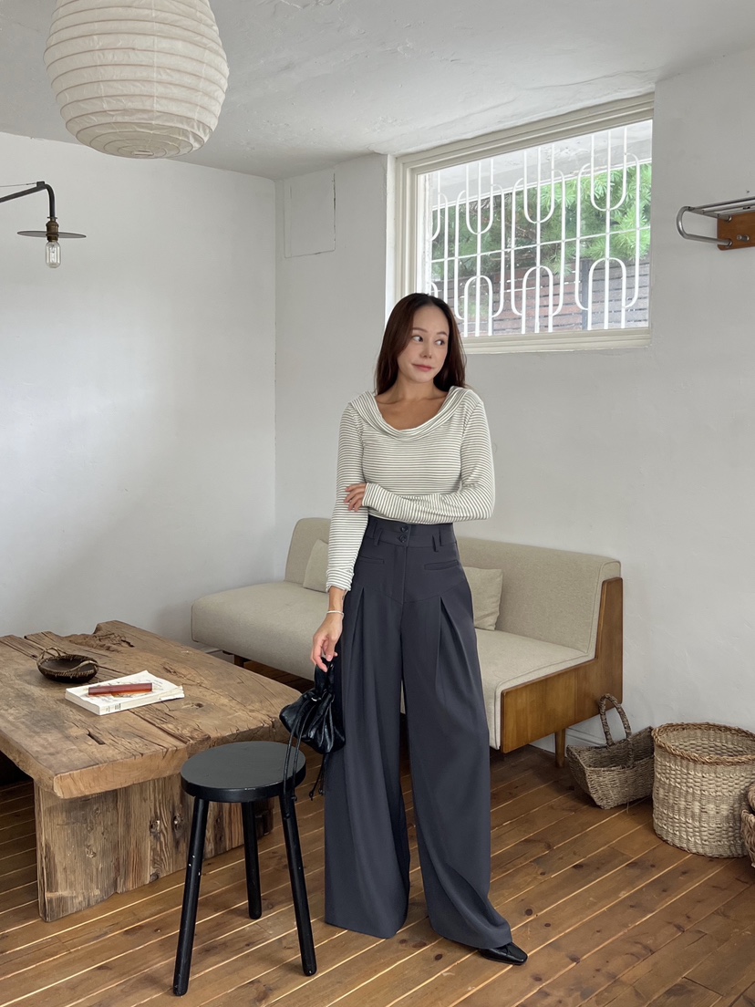 BOLD韓國直郵㊣女裝新款人氣真品25秋冬時尚職業推薦休閑褲BOLD休閑褲