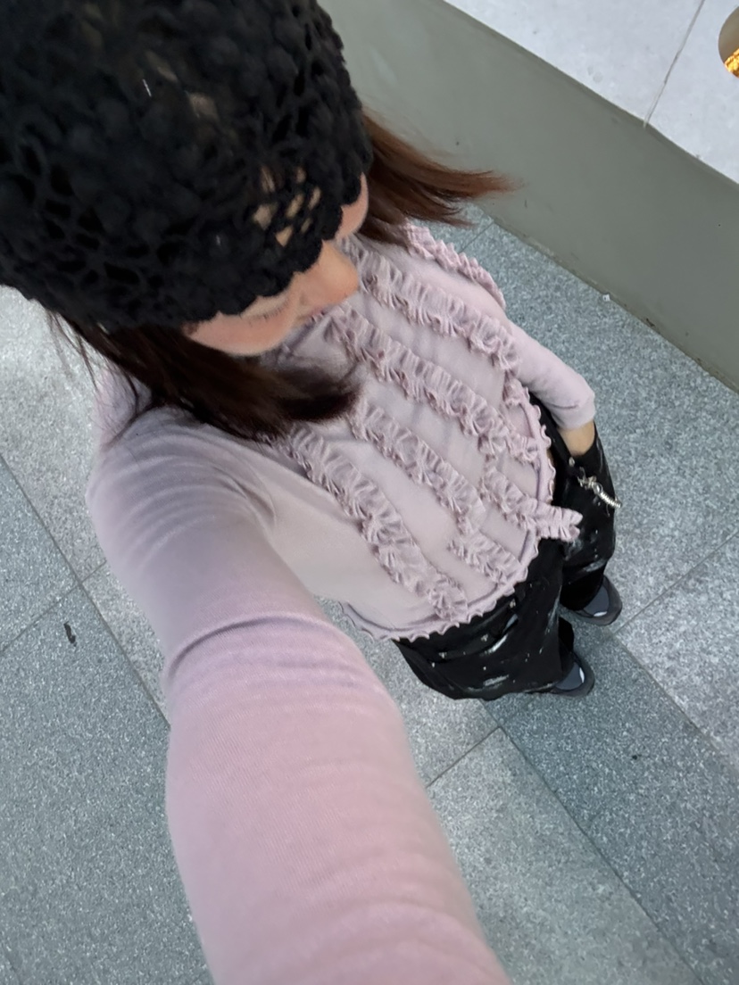 PLATFORM-L東大門㊣代購女裝新品時尚真品職業長袖T恤荷葉邊PLATFORM長袖T恤
