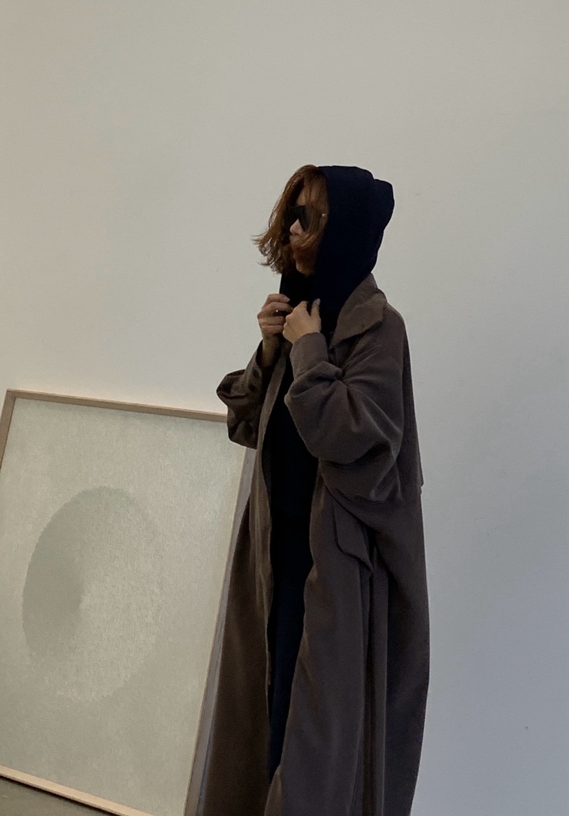 PARIS MATCH韓國直郵㊣女裝新品25秋冬真品推薦休閑長款風衣PARIS MATCH長款風衣