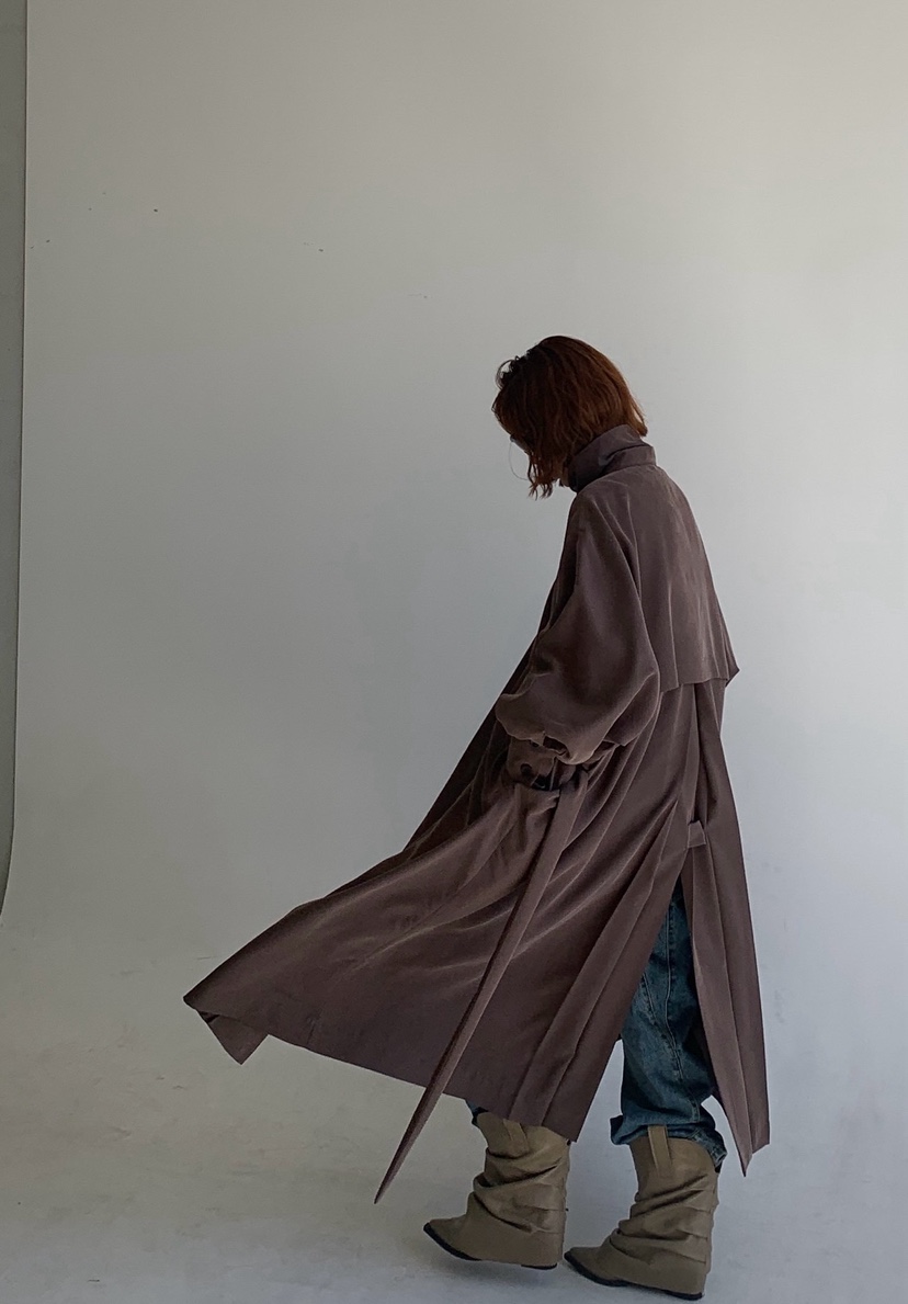 PARIS MATCH韓國直郵㊣女裝新品25秋冬真品推薦休閑長款風衣PARIS MATCH長款風衣