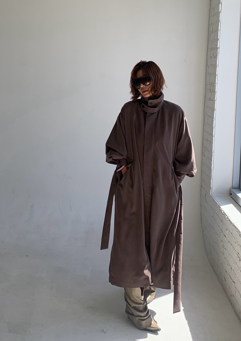 PARIS MATCH韓國直郵㊣女裝新品25秋冬真品推薦休閑長款風衣PARIS MATCH長款風衣圖色1