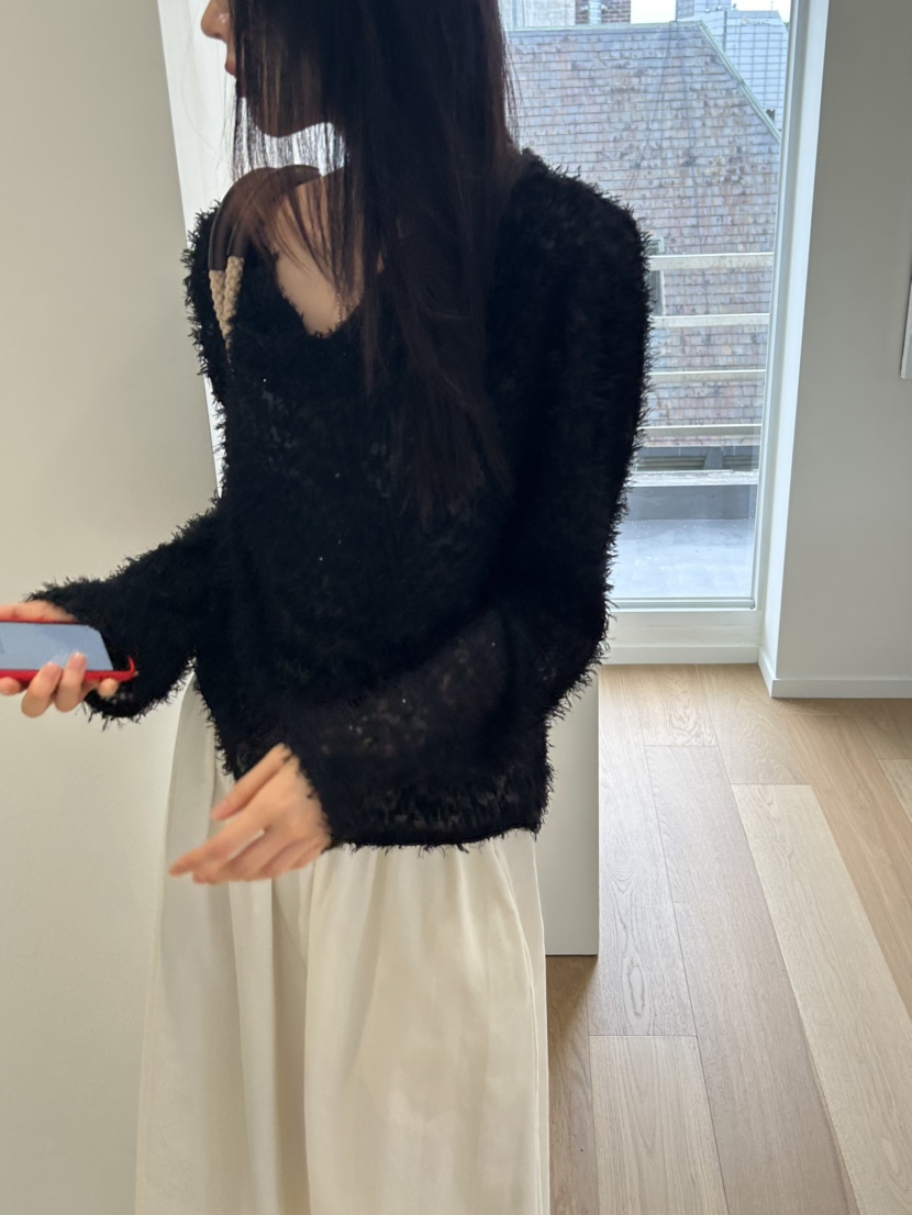 ME MO東大門㊣實拍女裝新款時尚熱賣推薦25秋冬人氣針織衫ME MO針織衫圖色2