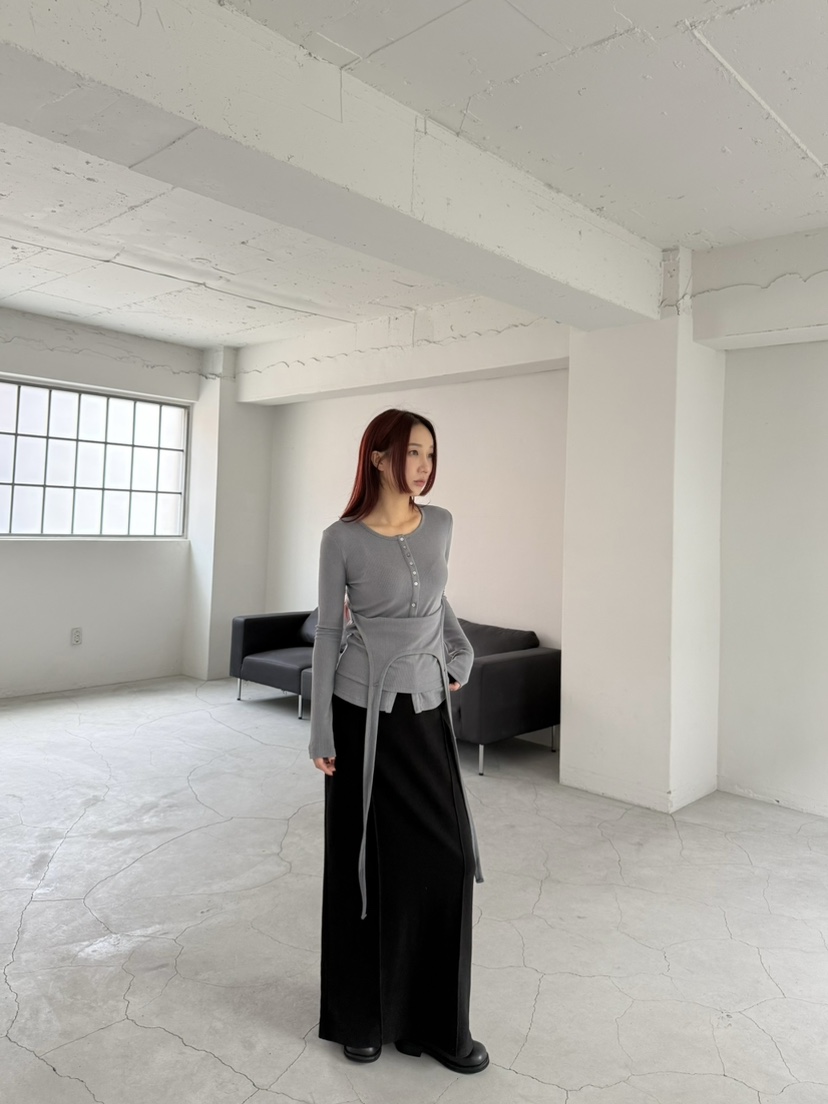OVER NEAR韓國代購㊣女士新品休閑熱賣推薦25秋冬長袖T恤假兩件OVER NEAR長袖T恤