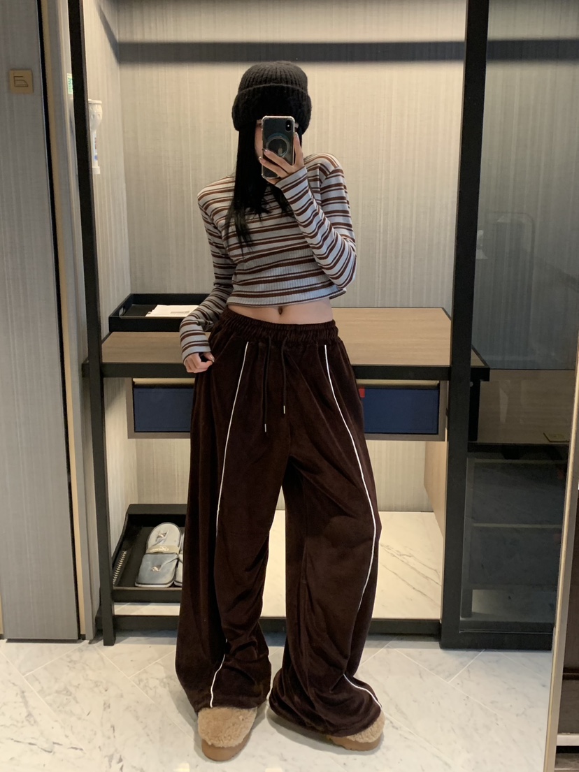 BADCALM韓國直郵㊣女士新品推薦25秋冬真品人氣時尚職業休閑褲BADCALM休閑褲
