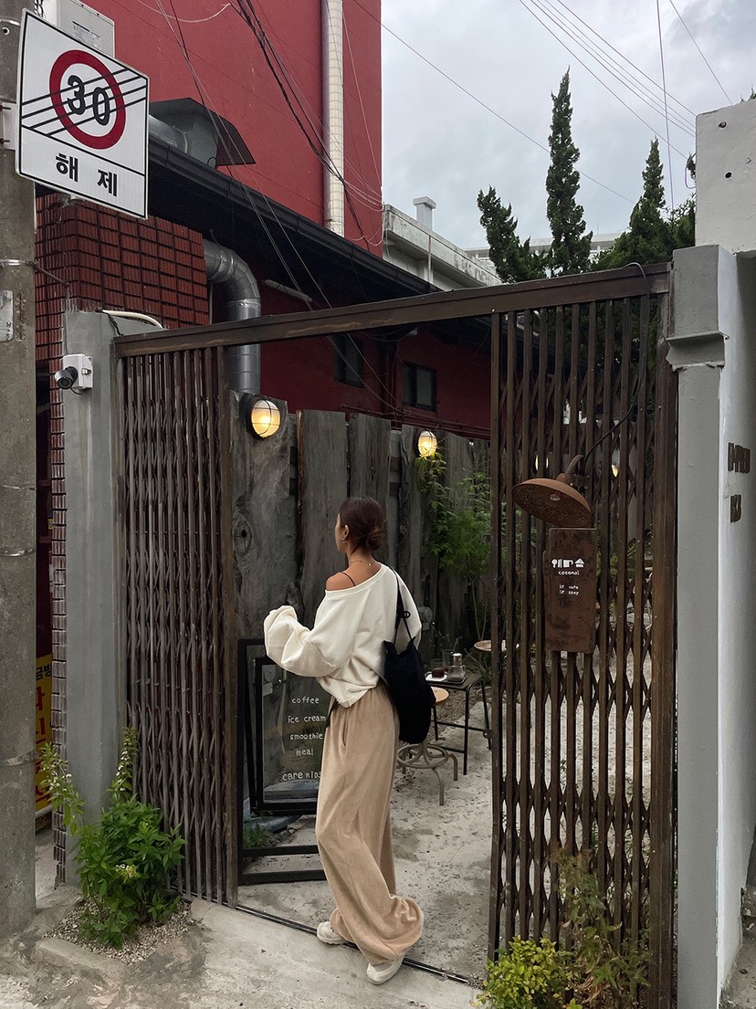 BADCALM韓國直郵㊣女士新品推薦25秋冬真品人氣時尚職業休閑褲BADCALM休閑褲