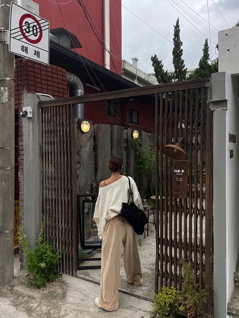 BADCALM韓國直郵㊣女士新品推薦25秋冬真品人氣時尚職業休閑褲BADCALM休閑褲