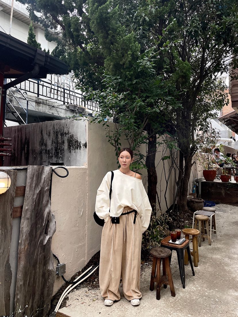 BADCALM韓國直郵㊣女士新品推薦25秋冬真品人氣時尚職業休閑褲BADCALM休閑褲