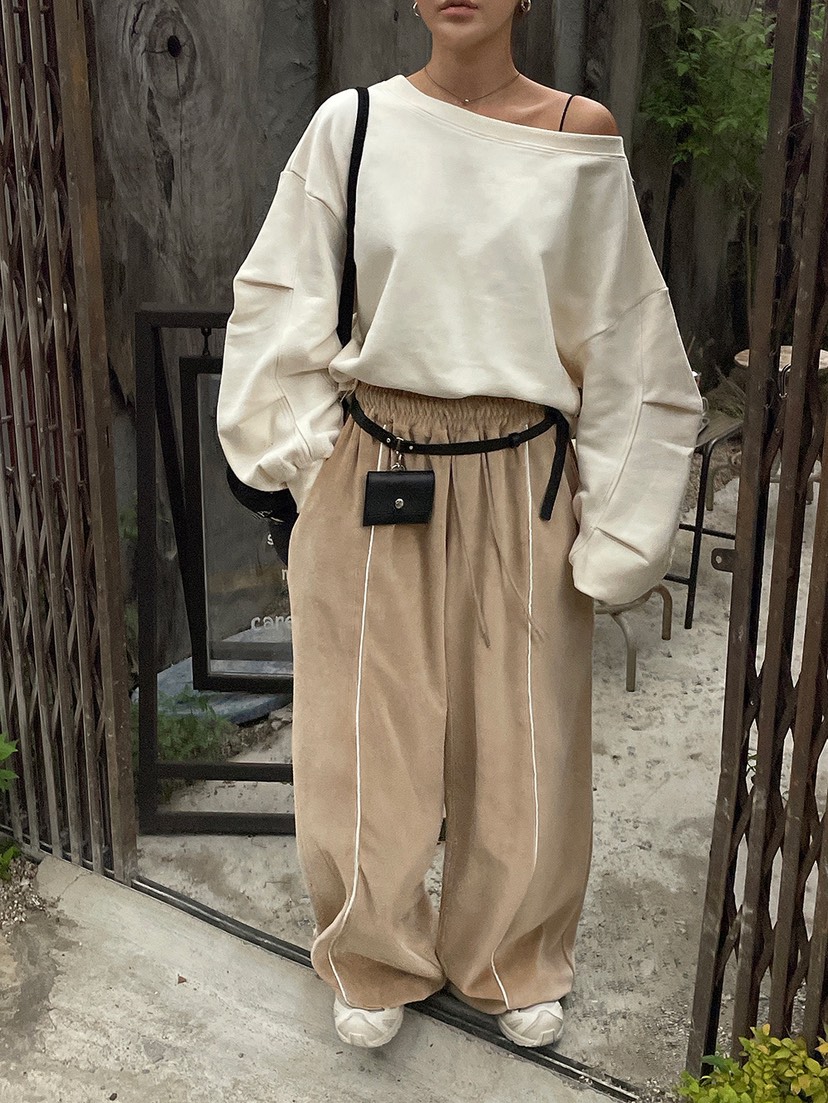 BADCALM韓國直郵㊣女士新品推薦25秋冬真品人氣時尚職業休閑褲BADCALM休閑褲