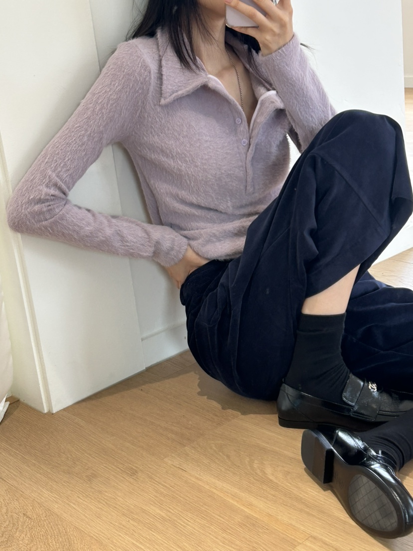 ME MO東大門㊣代購女裝新款25秋冬人氣休閑熱賣休閑褲羅紋ME MO休閑褲