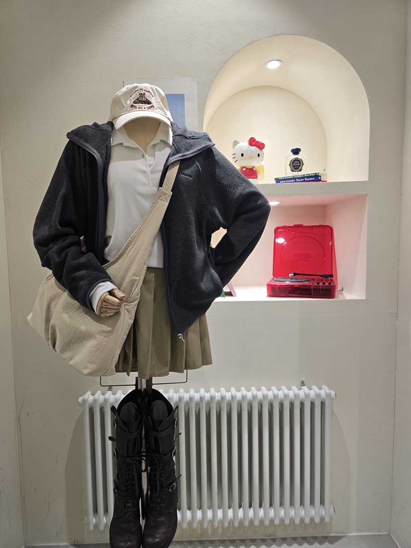 LIKEVAM東大門㊣代購女裝新款熱賣人氣夾克不含內搭羊毛拉鏈LIKEVAM夾克