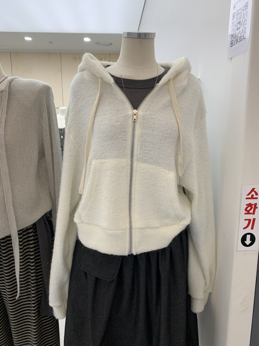 ESCHER東大門㊣代購女士新品推薦職業真品休閑夾克拉鏈連帽ESCHER夾克圖色1
