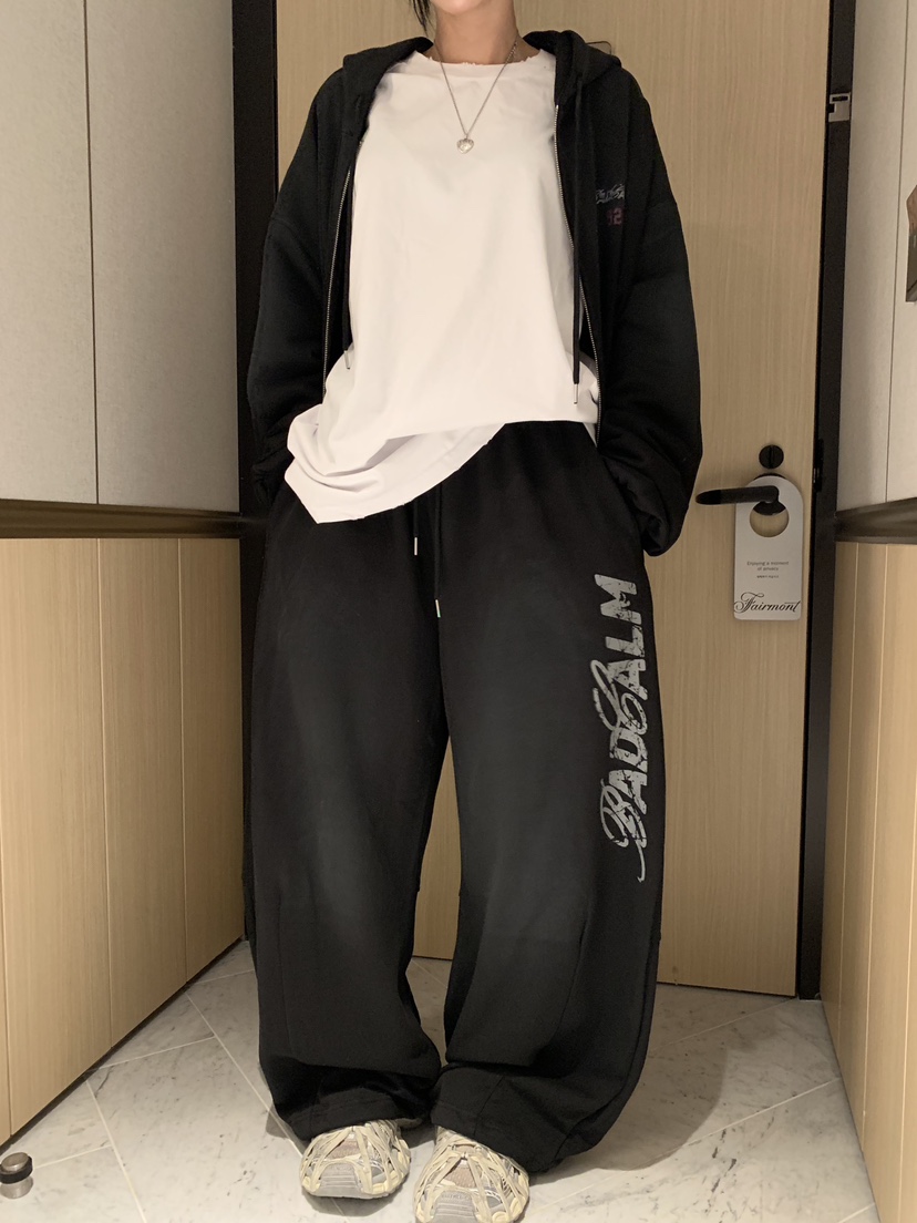 BADCALM東大門㊣代購女士新款25秋冬人氣職業休閑真品休閑褲BADCALM休閑褲