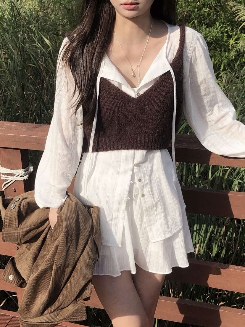 FRILL-T韓國代購㊣女裝新款熱賣職業推薦25秋冬套裝兩件套FRILL-T套裝