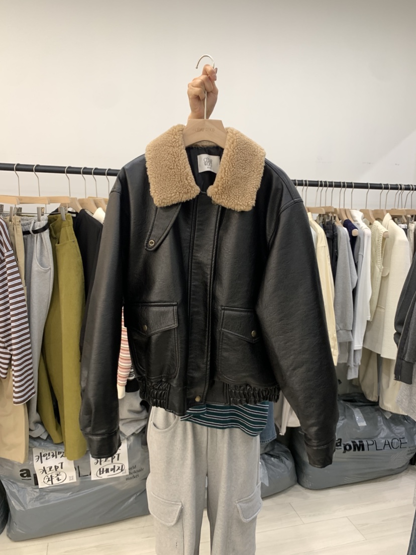 CEDARWOOD韓國代購㊣女裝新品人氣休閑熱賣時尚職業夾克水洗CEDAR WOOD夾克圖色1