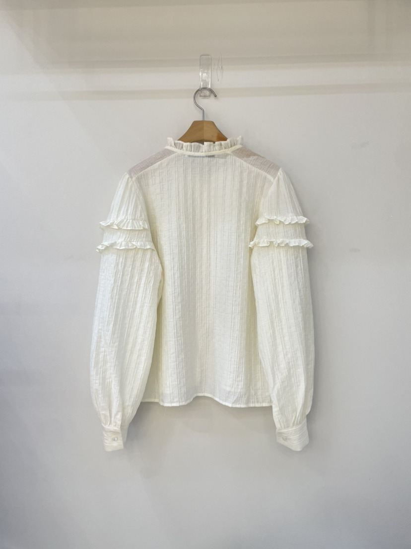 MILLIMETER東大門㊣代購女士新品時尚真品職業休閑襯衫蕾絲衫MILLIMETER/MGML襯衫/蕾絲衫
