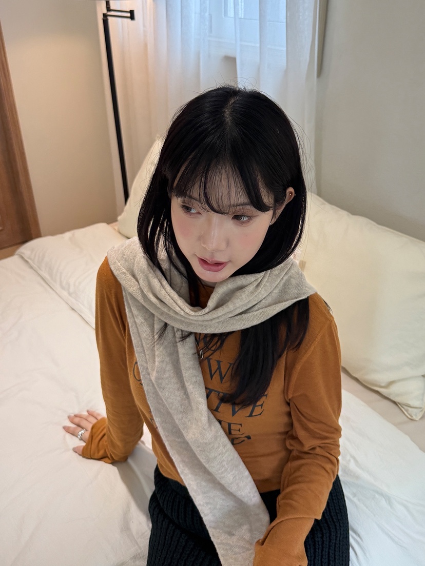 NICEALICE東大門㊣直郵女士新款真品熱賣25秋冬推薦圍巾披肩NICEALICE圍巾/披肩圖色2