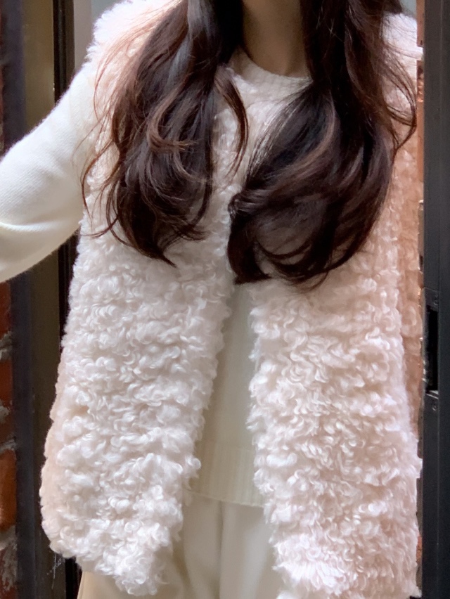 FRILL-T韓國代購㊣女士新款熱賣推薦休閑25秋冬時尚馬甲皮草FRILL-T馬甲