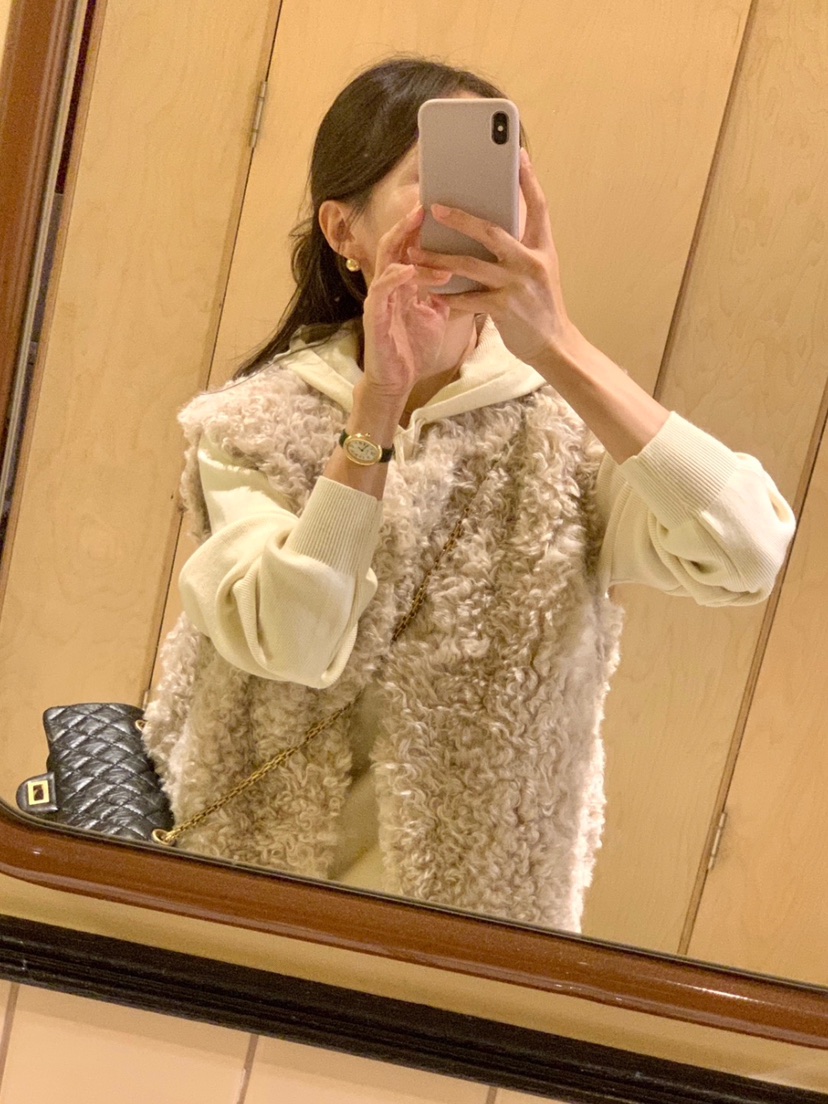FRILL-T韓國代購㊣女士新款熱賣推薦休閑25秋冬時尚馬甲皮草FRILL-T馬甲