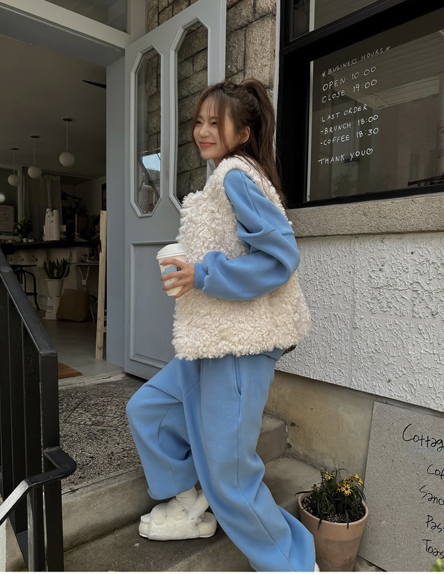 FRILL-T韓國代購㊣女士新款熱賣推薦休閑25秋冬時尚馬甲皮草FRILL-T馬甲