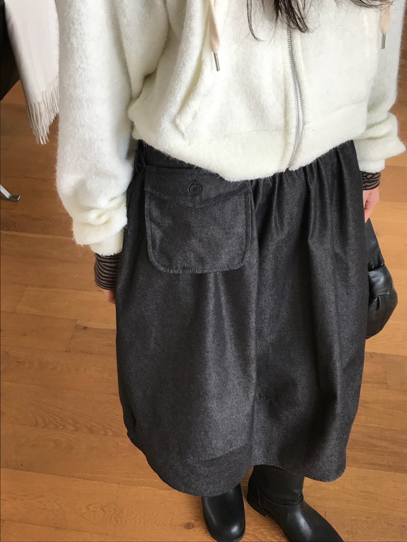 ESCHER東大門㊣代購女裝新款熱賣人氣職業半身裙中短裙含腰繩ESCHER半身裙/中短裙