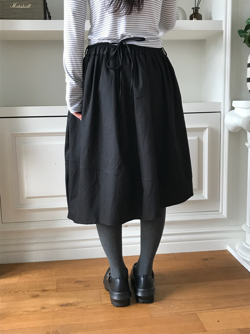 ESCHER東大門㊣代購女裝新款熱賣人氣職業半身裙中短裙含腰繩ESCHER半身裙/中短裙