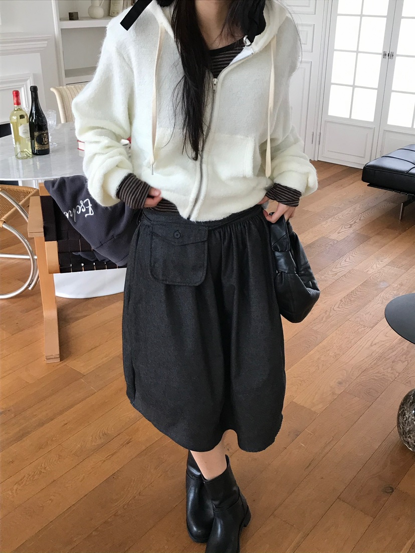 ESCHER東大門㊣代購女裝新款熱賣人氣職業半身裙中短裙含腰繩ESCHER半身裙/中短裙