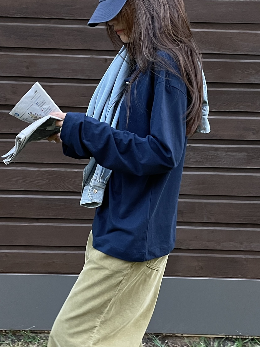 WATER/RIVER東大門㊣實拍女士新款推薦熱賣職業真品長袖T恤WATER/RIVER長袖T恤