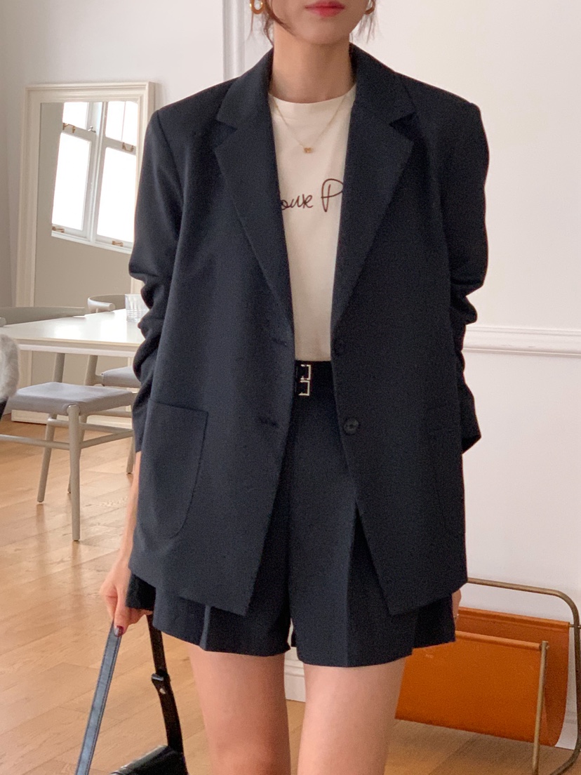 RE:FRESH-L東大門㊣代購女裝新品職業推薦真品休閑短褲含腰帶RE:FRESH短褲