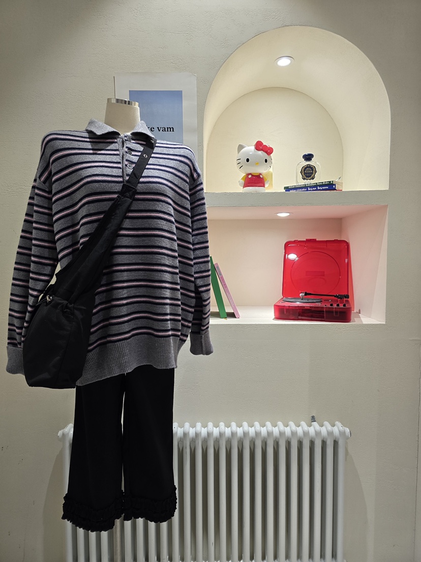 LIKEVAM東大門㊣代購女裝新品真品時尚人氣推薦休閑25秋冬針織衫LIKEVAM針織衫