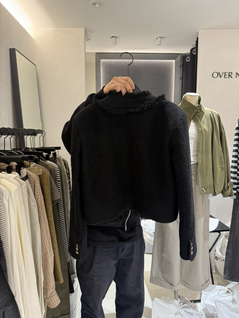 OVER NEAR韓國代購㊣女士新品休閑熱賣時尚真品人氣推薦夾克OVER NEAR夾克