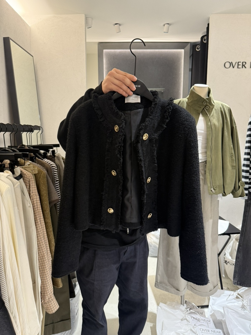 OVER NEAR韓國代購㊣女士新品休閑熱賣時尚真品人氣推薦夾克OVER NEAR夾克圖色2