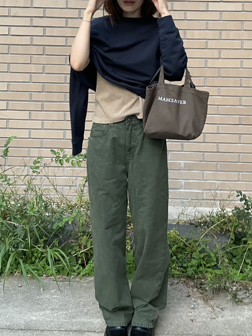WATER/RIVER東大門㊣直郵女裝新品熱賣真品休閑褲斜紋棉布WATER/RIVER休閑褲