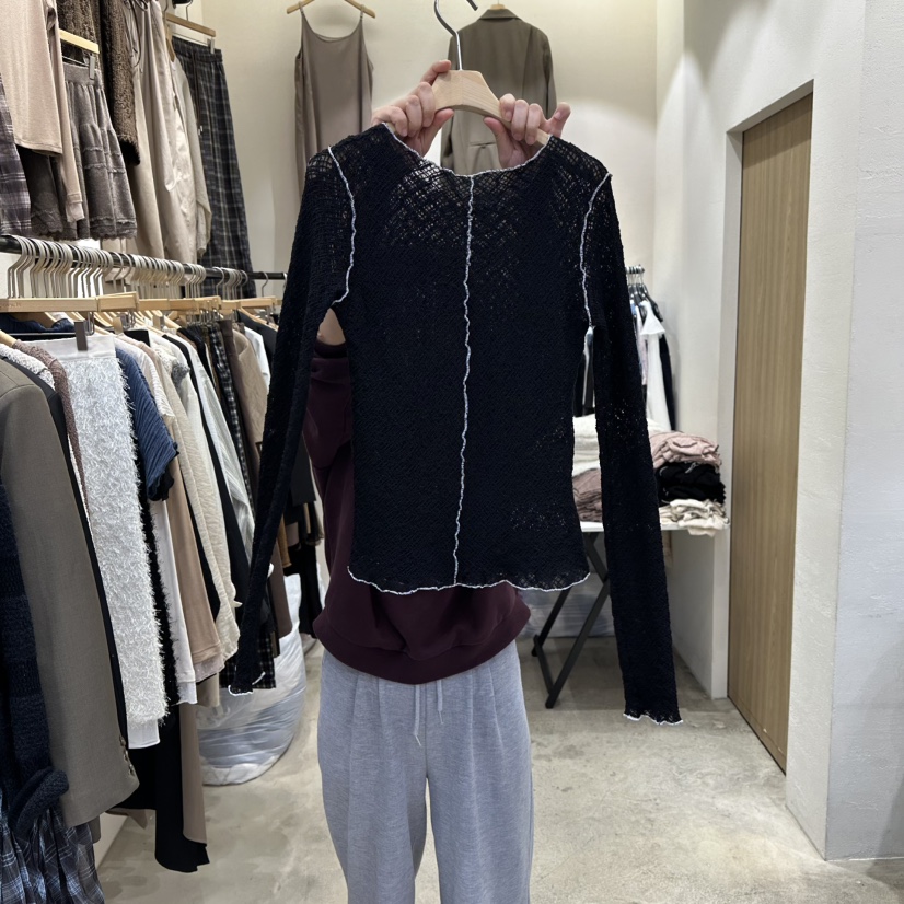 HOLYBANANA韓國代購㊣女裝新品熱賣休閑真品職業25秋冬長袖T恤groovy.H/HOLYBANANA長袖T恤