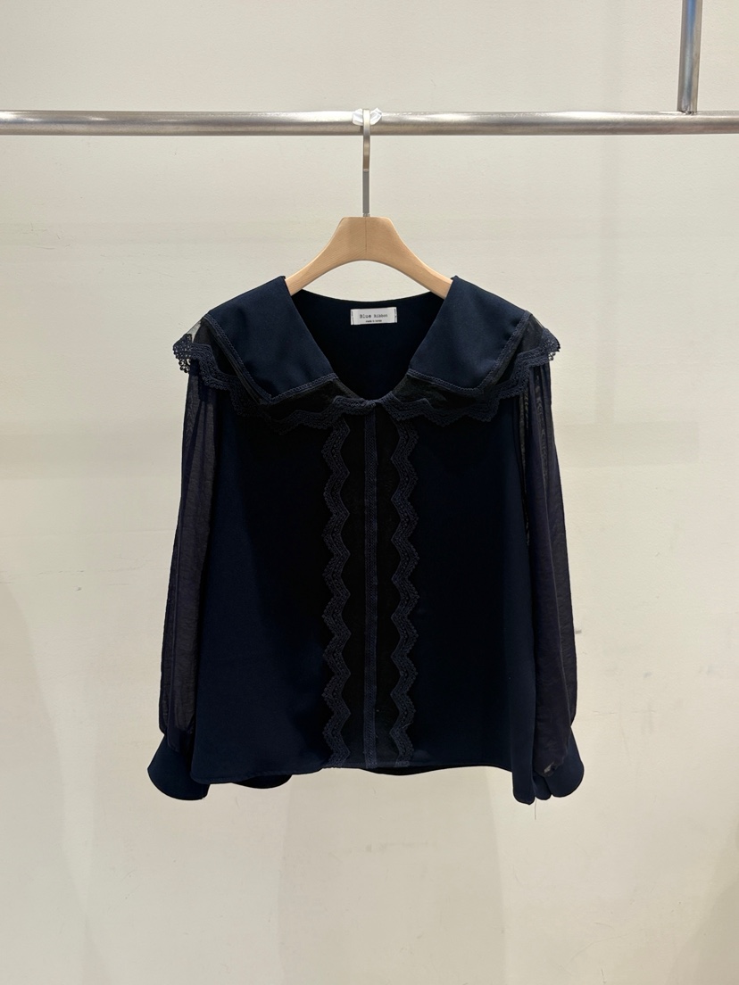 BLUE RIBBON韓國直郵㊣女士新品熱賣推薦人氣時尚襯衫蕾絲衫BLUE RIBBON襯衫/蕾絲衫圖色3