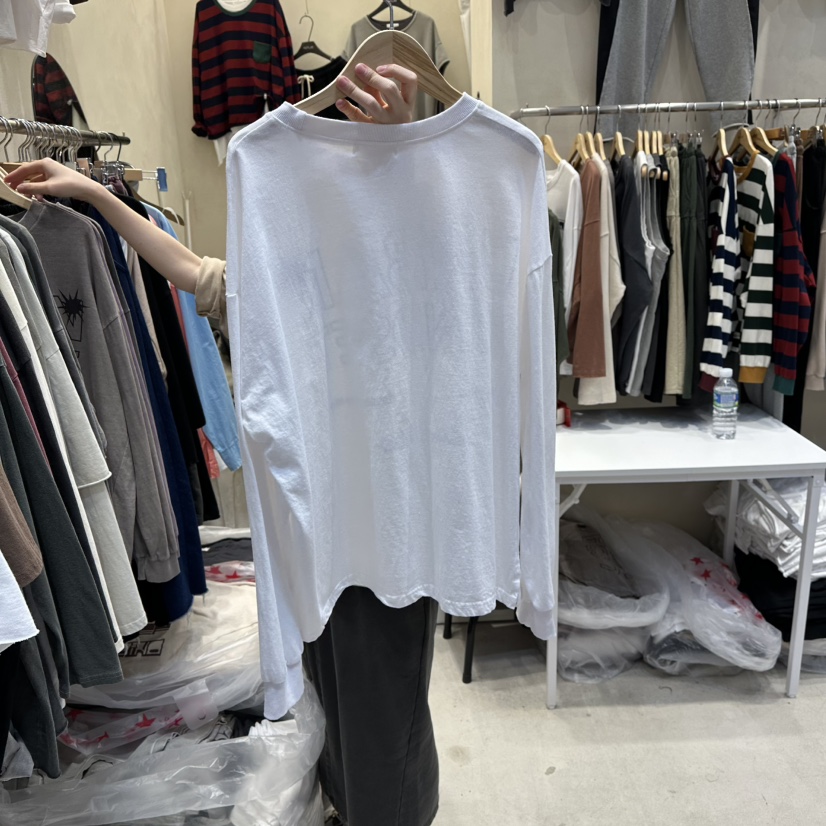 REPLAY東大門㊣直郵女士新品職業25秋冬時尚推薦休閑長袖T恤REPLAY長袖T恤