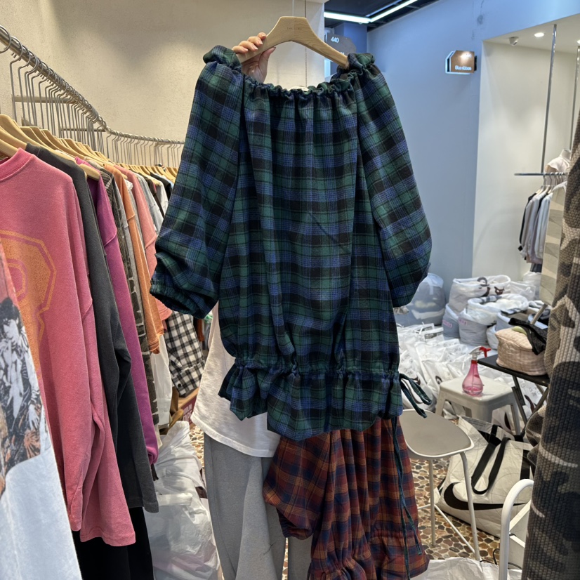 THE LINE-Q韓國直郵㊣女士新品25秋冬人氣休閑時尚連衣裙THE LINE-Q連衣裙圖色2