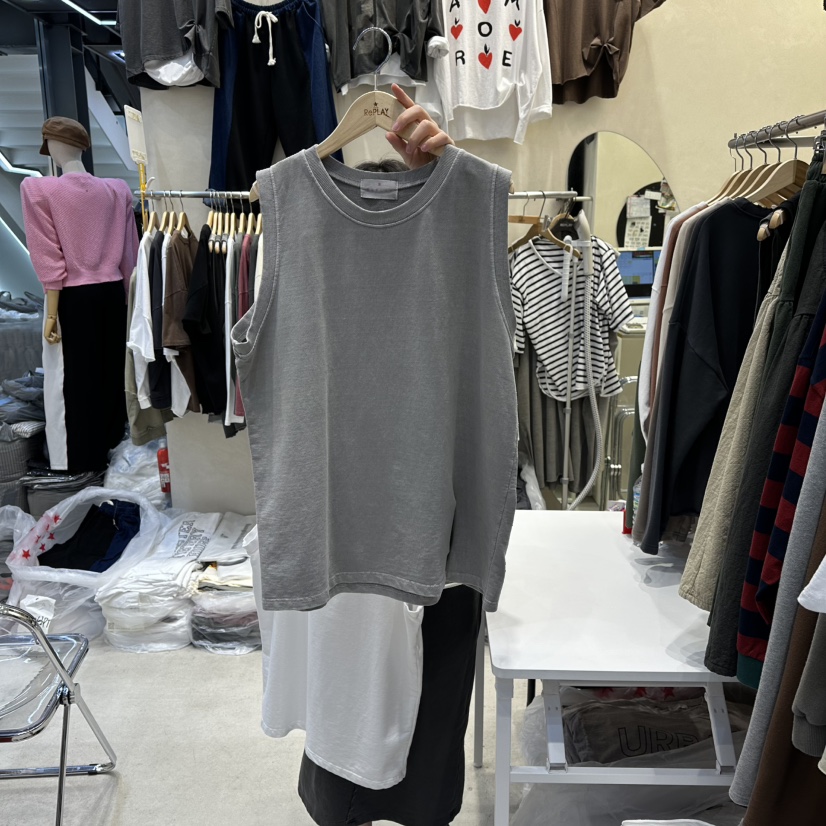 REPLAY東大門㊣代購女裝新款休閑人氣職業真品熱賣吊帶背心REPLAY吊帶/背心圖色2
