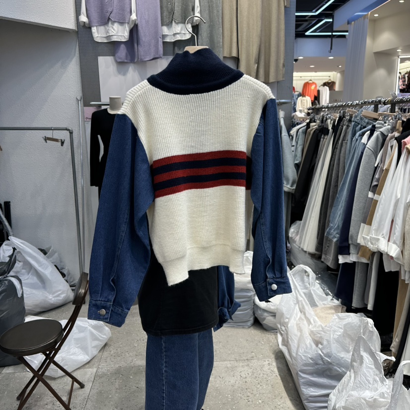 BLOOM韓國直郵㊣女士新品25秋冬真品熱賣人氣職業時尚推薦毛衣BLOOM-Q毛衣
