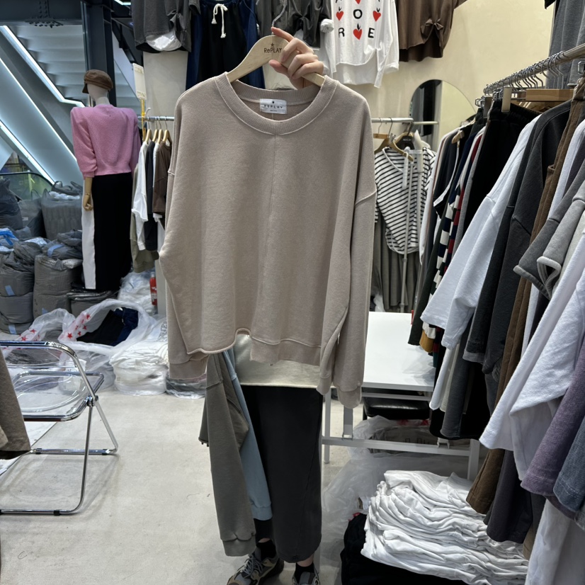 REPLAY韓國代購㊣女裝新品人氣真品時尚職業25秋冬熱賣衛衣REPLAY衛衣圖色1