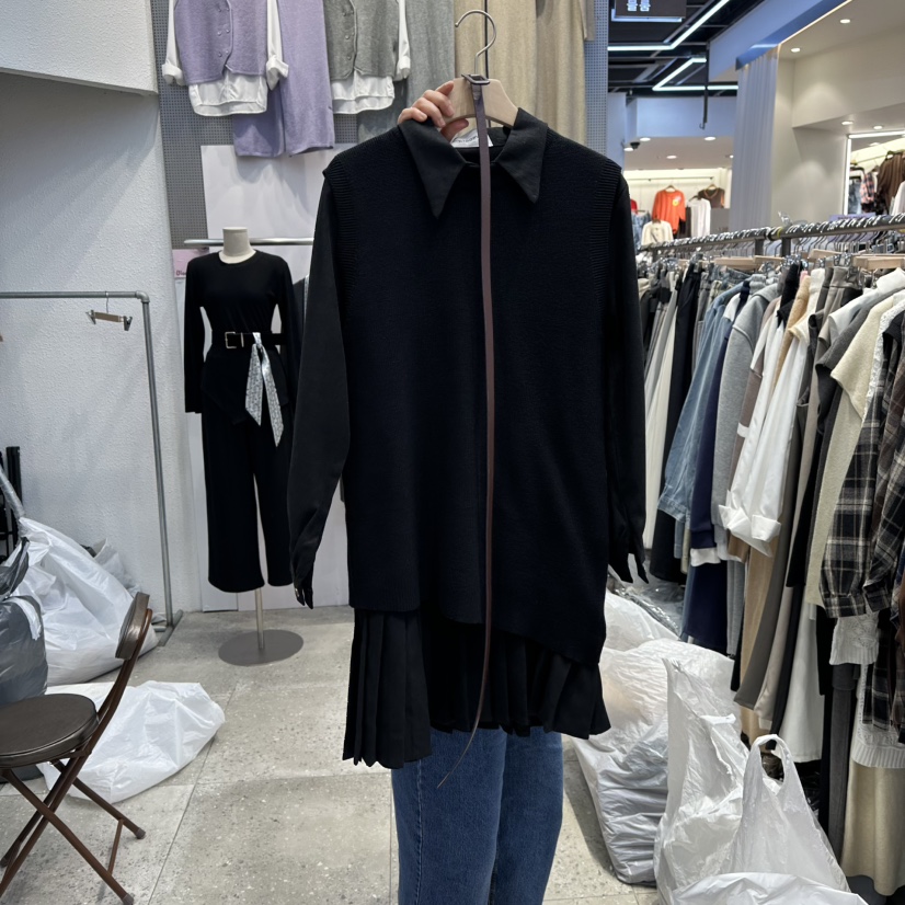 BLOOM東大門㊣代購女士新品職業真品推薦休閑套裝含腰帶套裝BLOOM-Q套裝圖色3