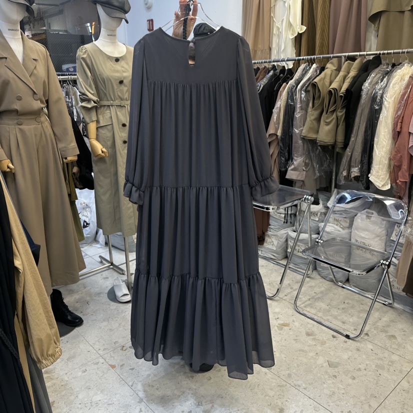 MARIGOLD東大門㊣直郵女士新品熱賣25秋冬休閑連衣裙含腰帶MARIGOLD連衣裙